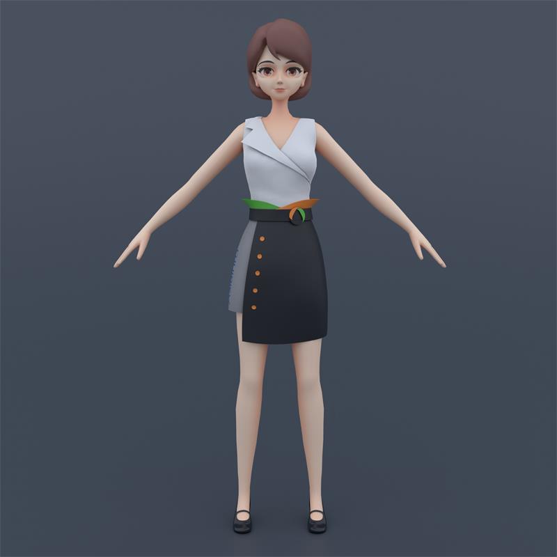 Blender 实战!3D卡通虚拟数字人角色设计完整流程(中) 数字动漫制作